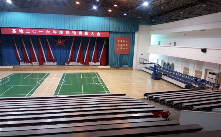 松木體育運動地板板式龍骨結構
