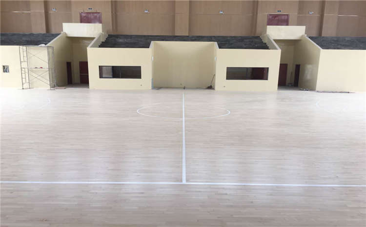 進口籃球館木地板施工技術